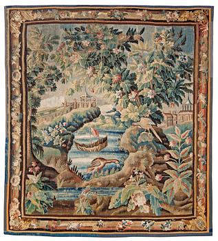 237. TAPESTRY. 281 x 250,5 cm. Probably Aubusson, France, beginning of the 18th century.