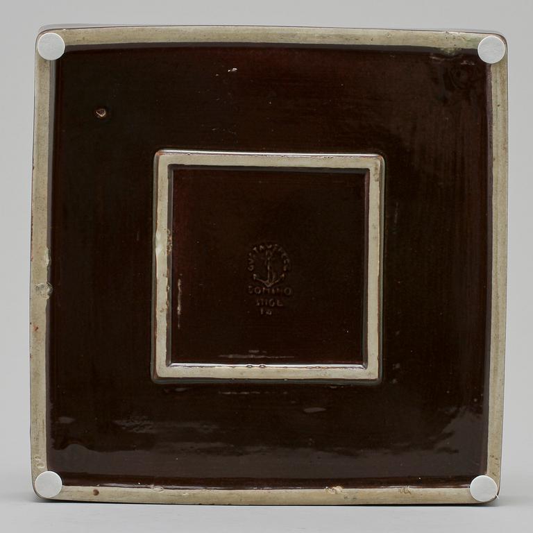 ASKFAT, "Domino", stengods, Stig Lindberg, Gustavsberg, 1900-talets andra hälft.