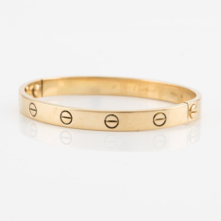 Cartier armring, 18K guld, "Love".