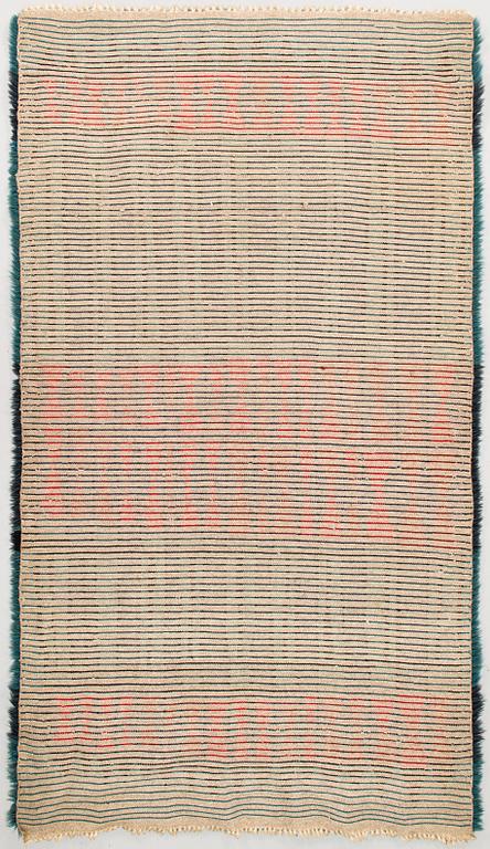 Ryijy/ Ryijymatto. Noin 200x115 cm.