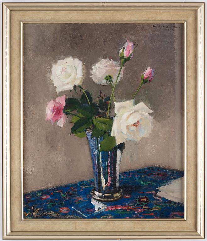 Olle Hjortzberg, Stilleben med rosor.