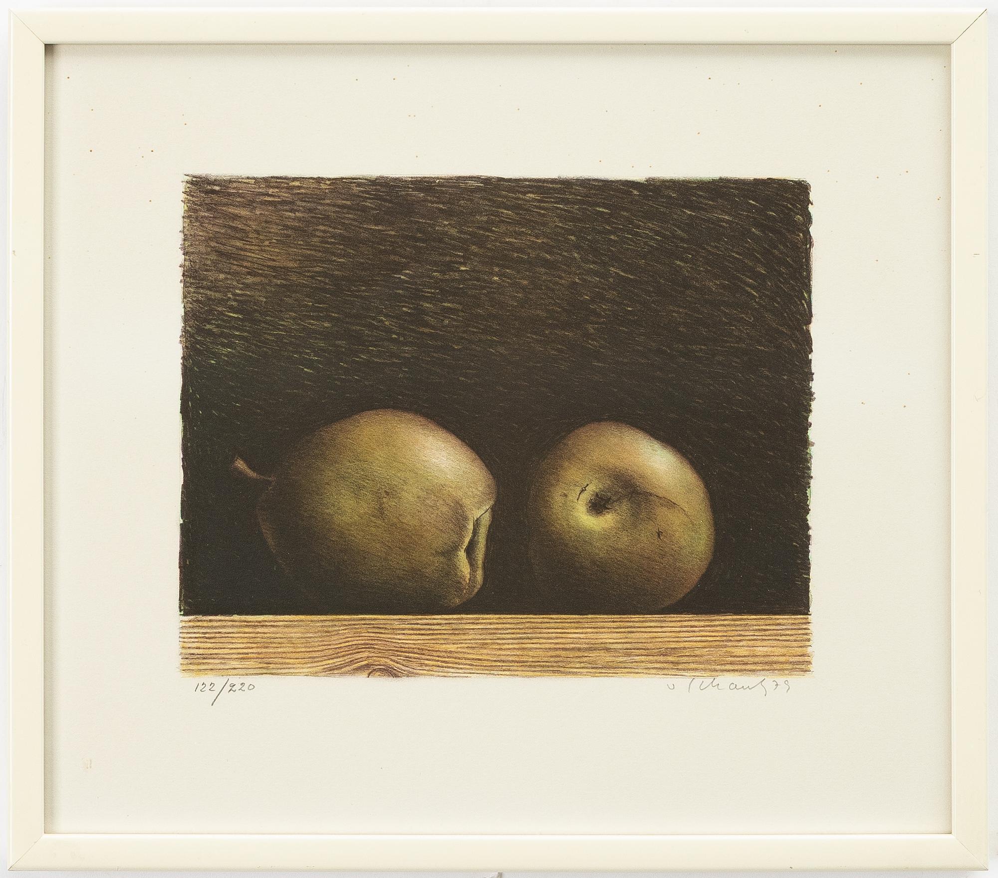 Philip von Schantz, Still life with apples.
