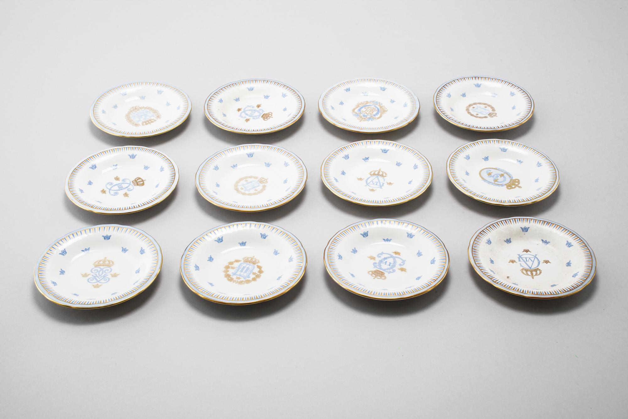13 creme cups by Rörstrand, second half of the 20th century.