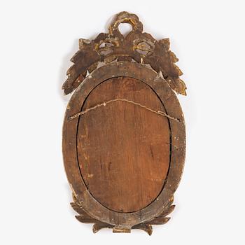 A Gustavian mirror sconce, late 18th Century.