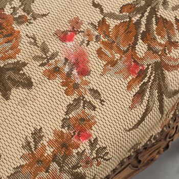 A ROCOCO STYLE STOOL, firsta half of the 19th century.