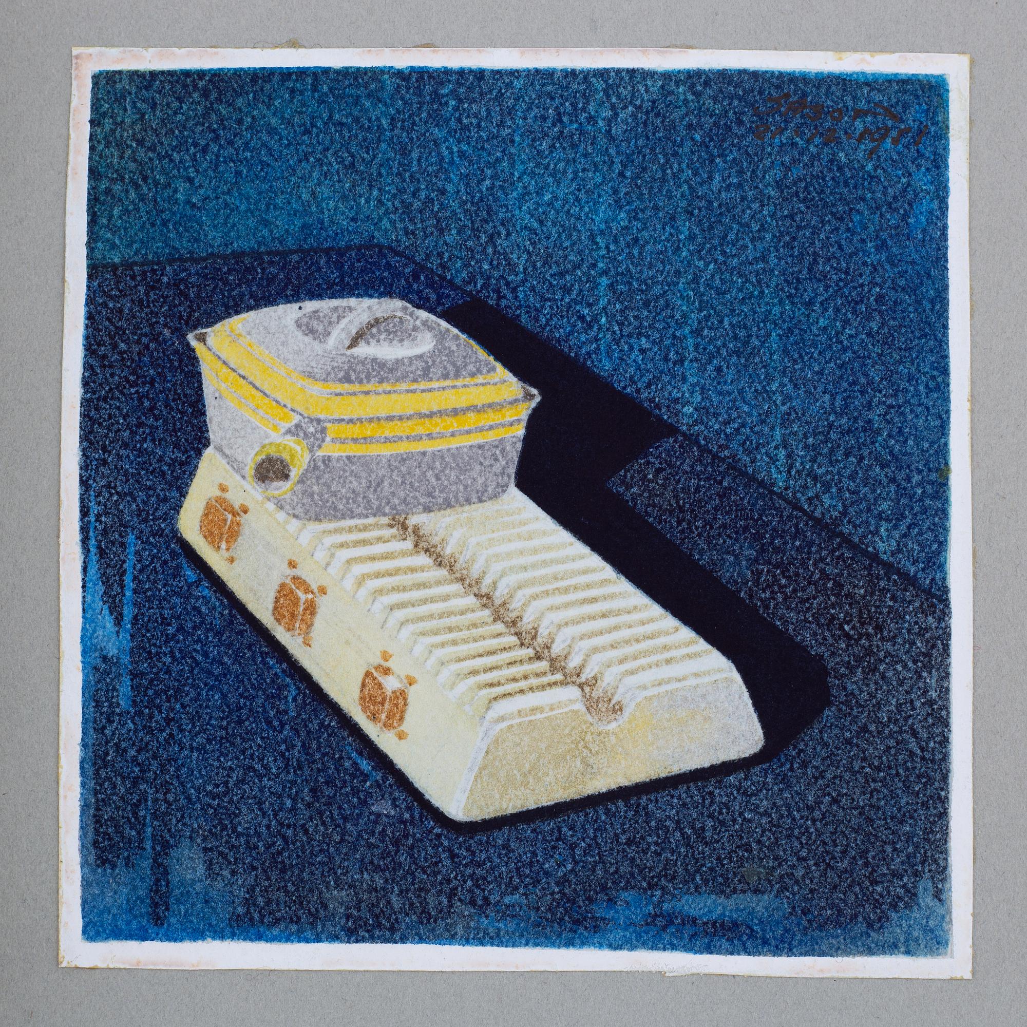 Sixten Sason, watercolours, 9, signed and dated -51.