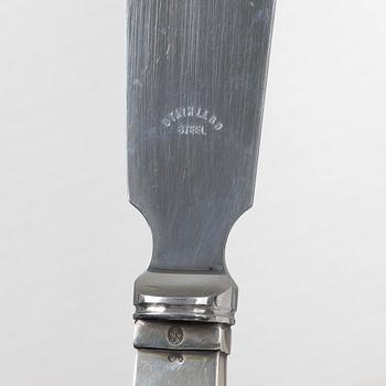 Georg Jensen, A silver 'Pyramid' fish knife, silver, Denmark, 1925–1932.