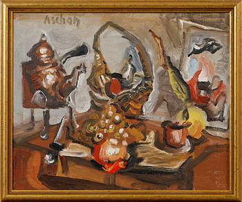 ULF ASCHAN, olja på duk, signerad.