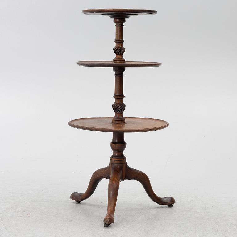 Table, a so-called dumb waiter, England, 19th Century.