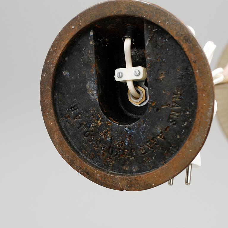 GOLVLAMPA, Hans Agne Jakobsson, 1900-talets andra hälft.