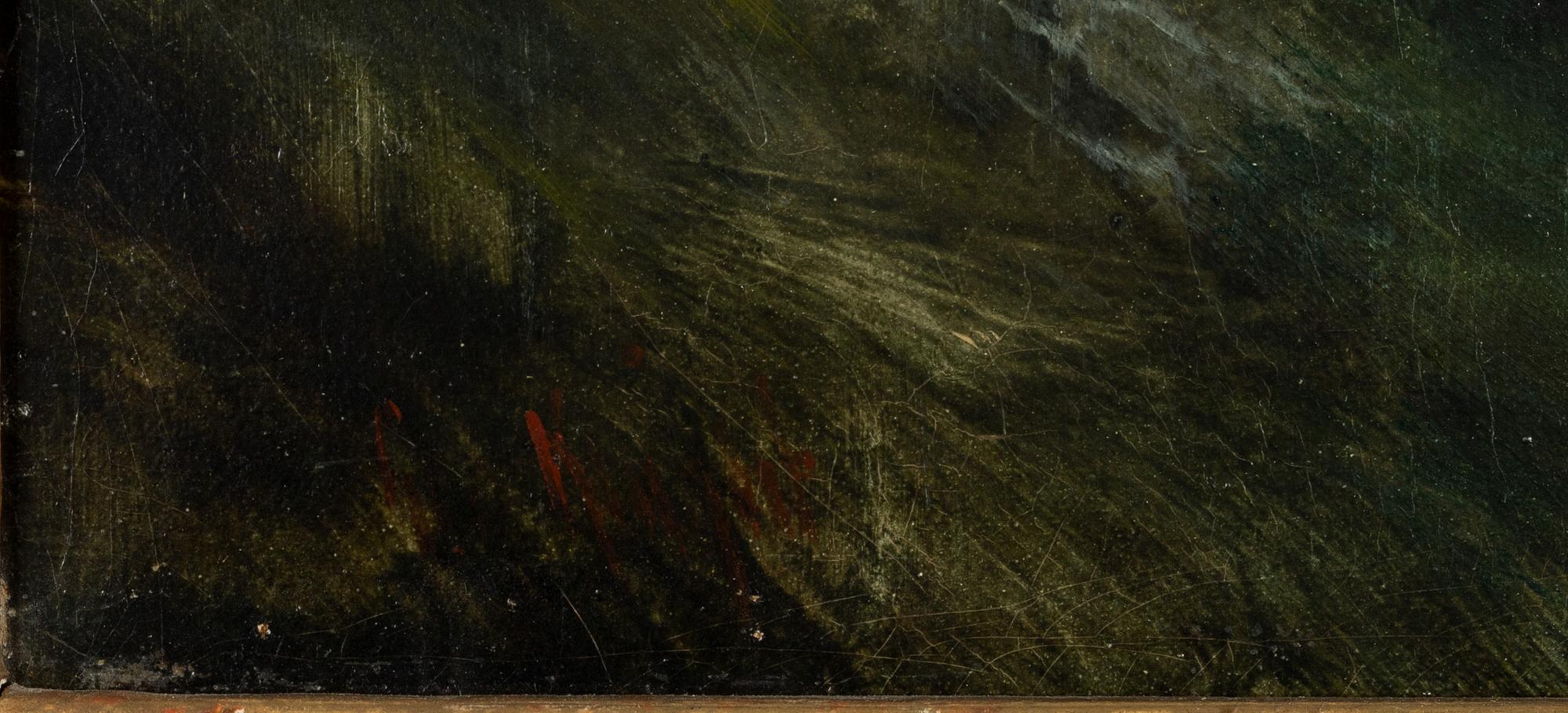 George Knight, attributed to, oil on canvas, signed.