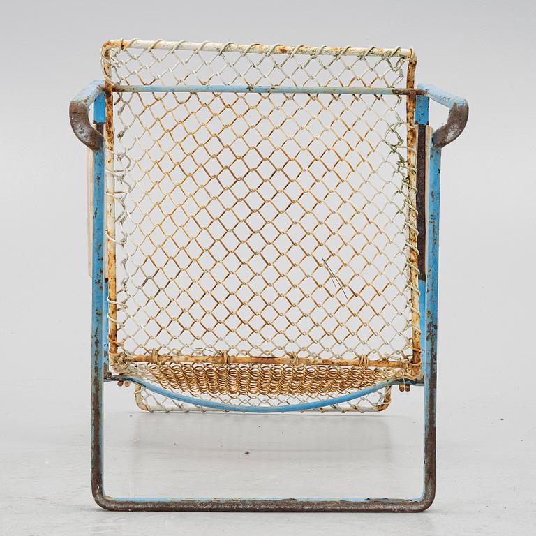 A set of garden furniture, model P-40 and P-50, Grythyttan, Sweden, late 1950's.