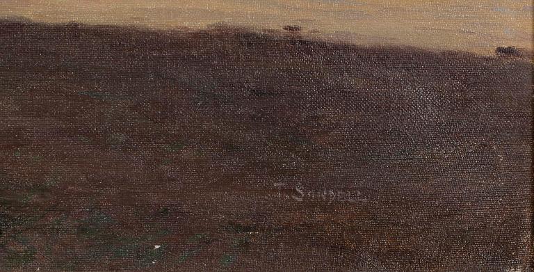 THURE SUNDELL, olja på duk, sign.