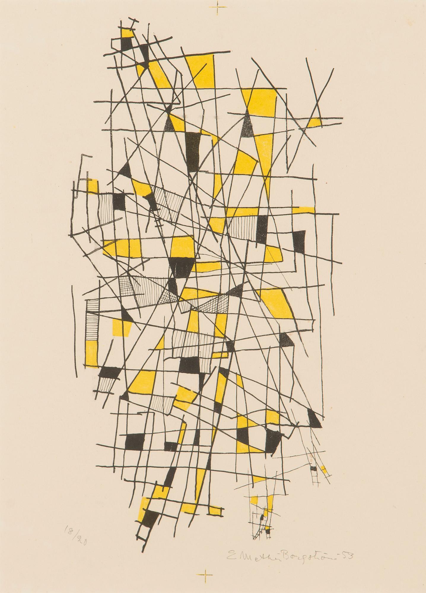 Ernst Mether-Borgström, Komposition.