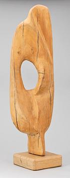 STAFFAN ÖSTLUND, skulptur, ek, sign och dat 69.