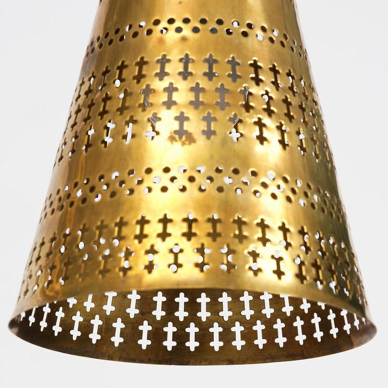 Hans Bergström, taklampa, modell 70, ateljé Lyktan, Åhus, 1950-tal.