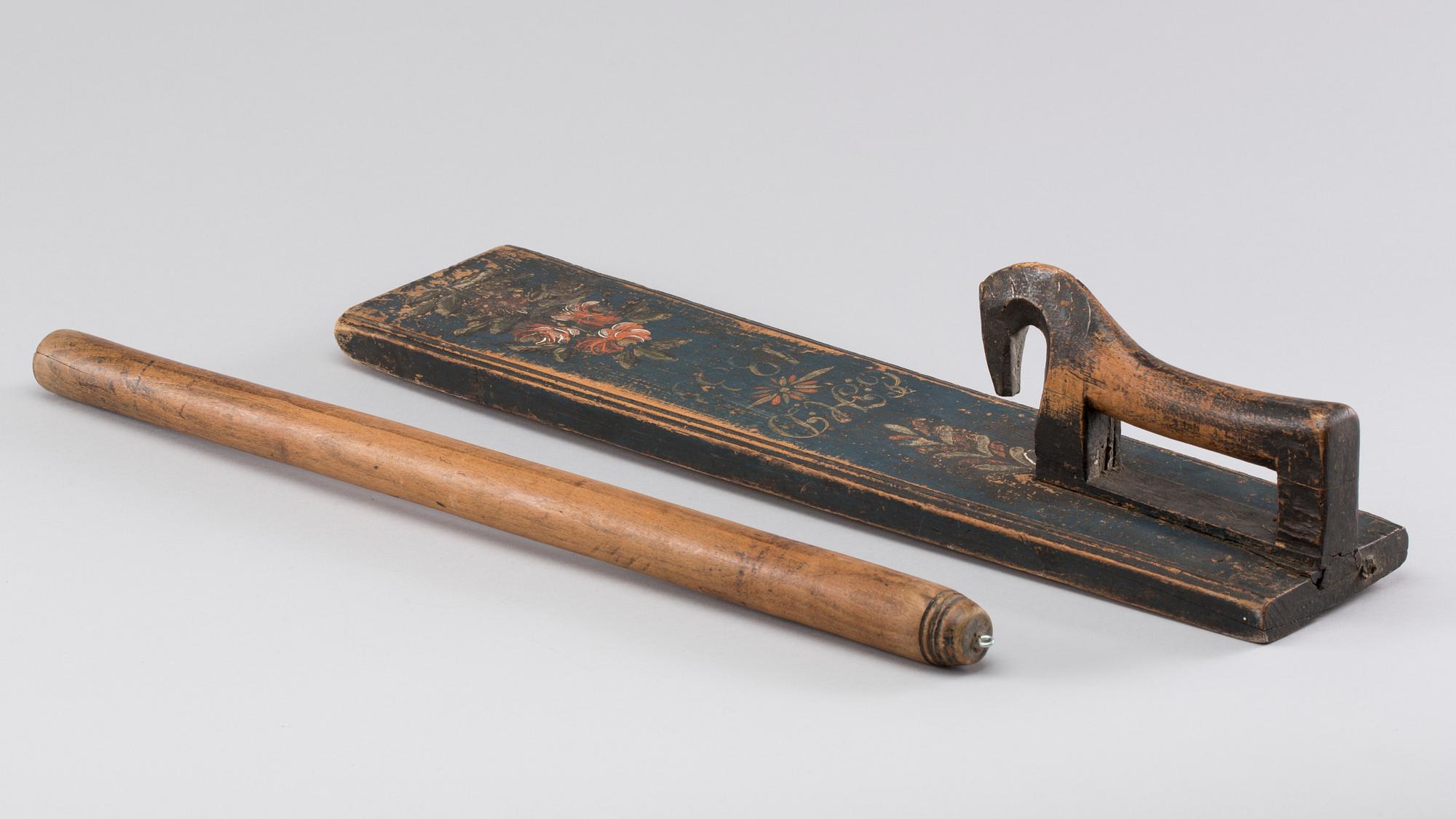 MANGELTRÄ MED KAVEL, 1833 Västra Skåne.