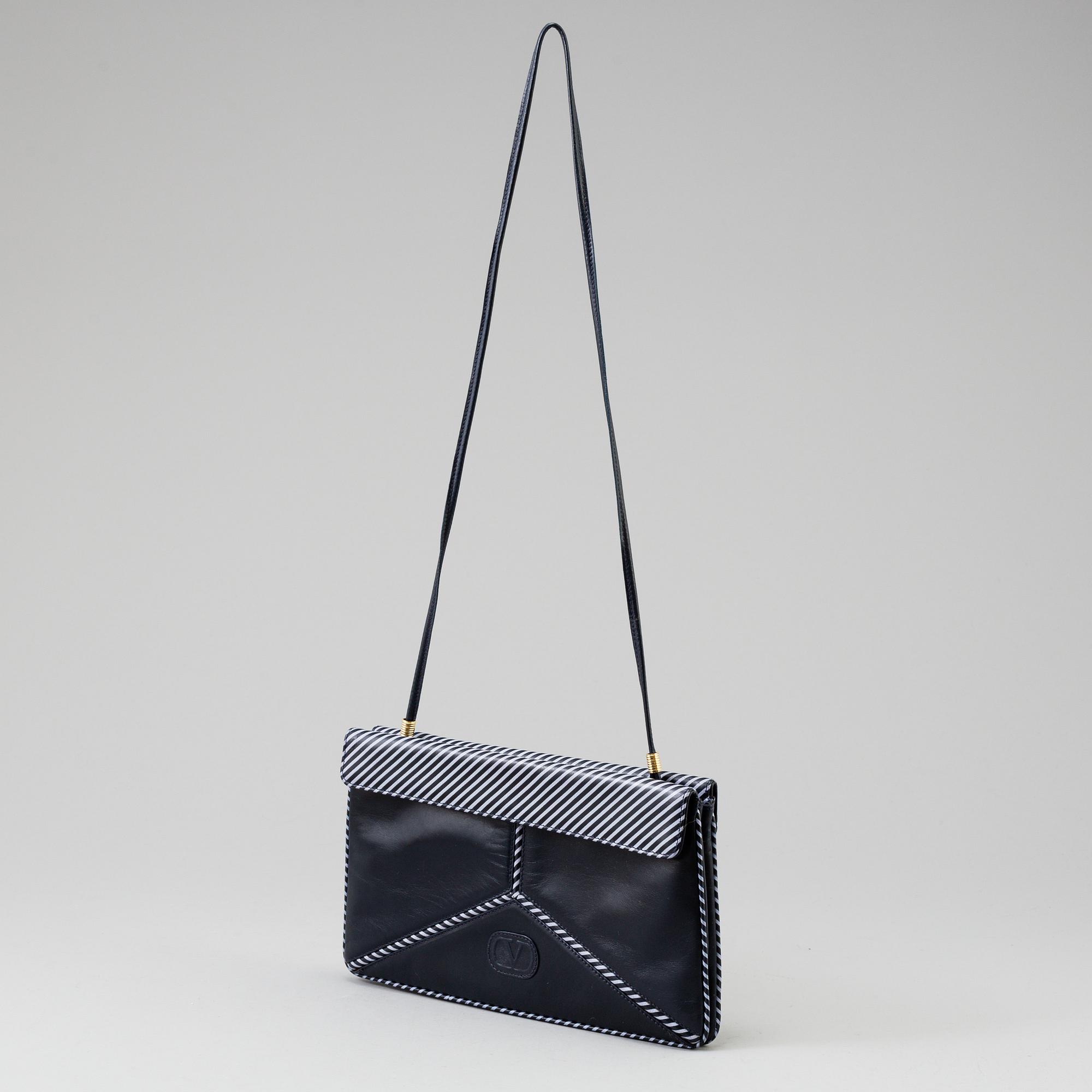 VALENTINO GARAVANI, a leather clutch from Les Sacs, 1980's.