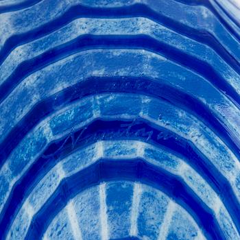 Oiva Toikka, a glass "Blue Bird", signed O. Toikka, Nuutajärvi.