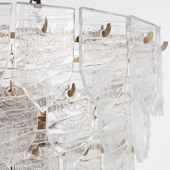 Gunnar Cyrén, ljuskrona, prototyp, Orrefors, 1960-tal.