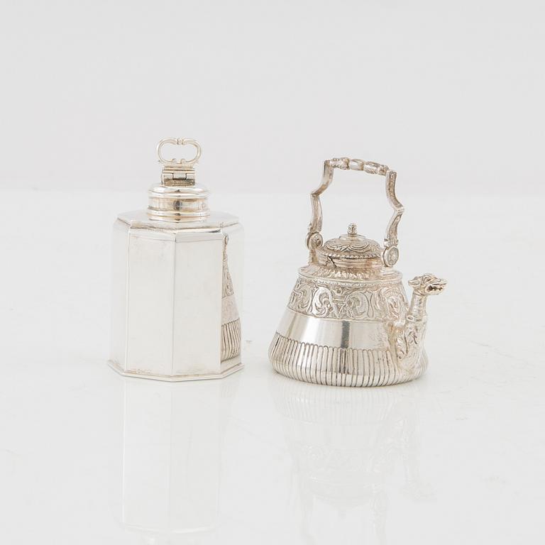 "The Swedish Silver Treasure," 10 miniatures, silver, GAB Uppsala 1981.