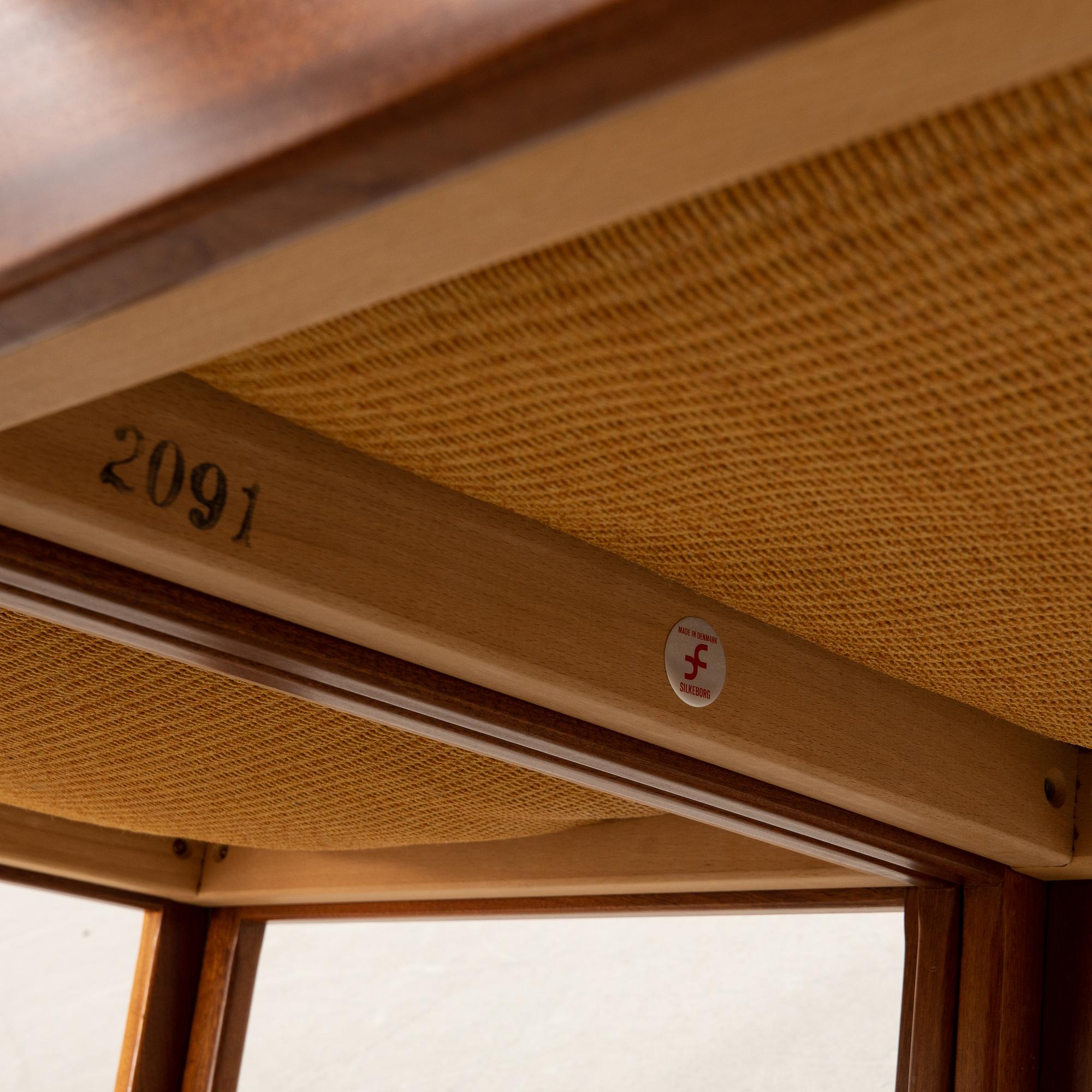 Illum Wikkelsoe, sofa, two-seater, "Plexus", Silkeborg, Denmark, 1970s.