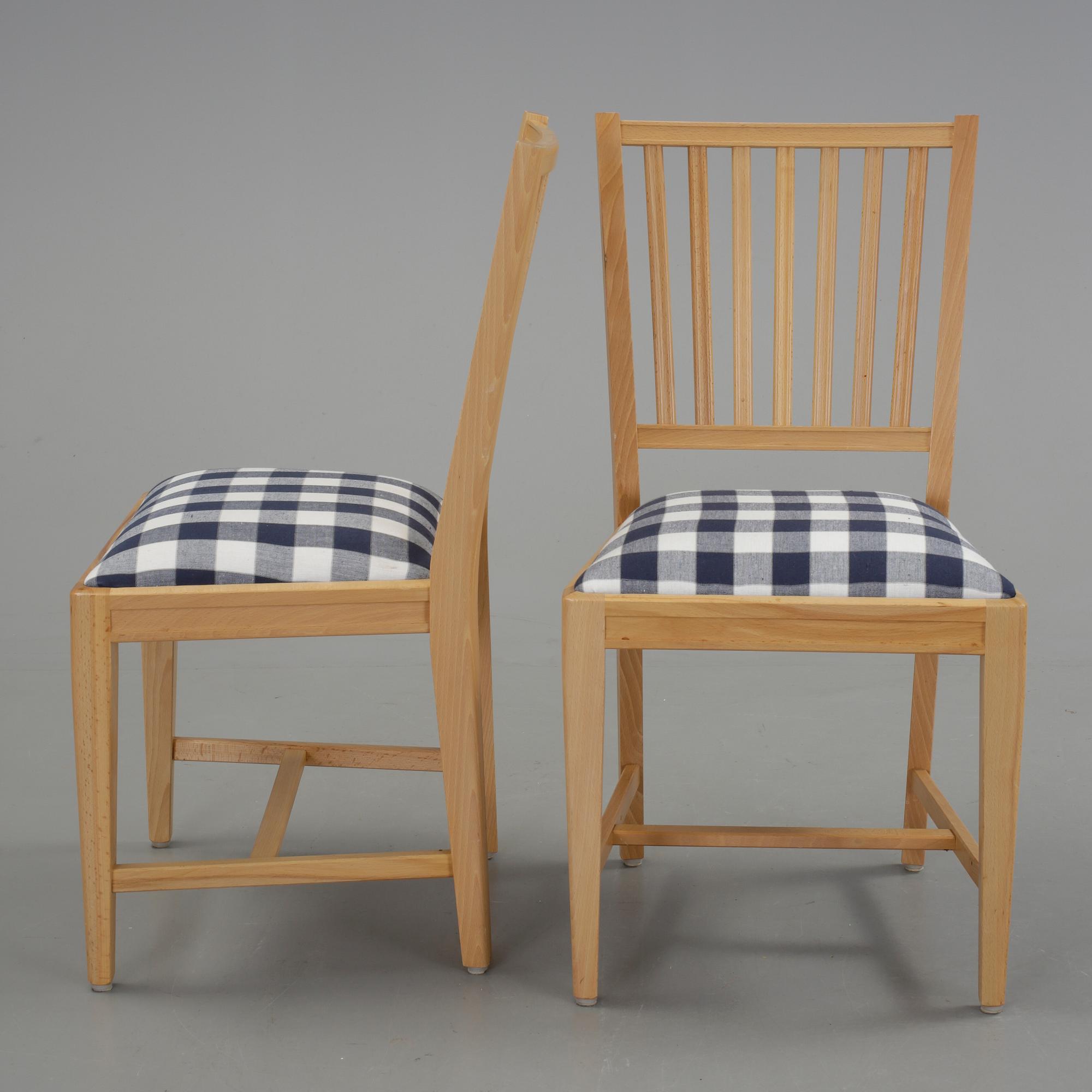 STOLAR.  8 st, Gustaviansk stil, 1900-tal.
