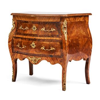 6. A Swedish rococo commode.