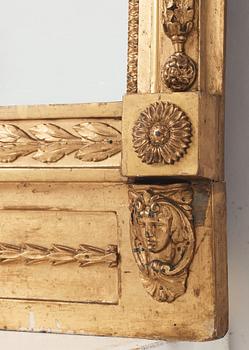 A Late Gustavian mirror attributed to Pehr Ljung.