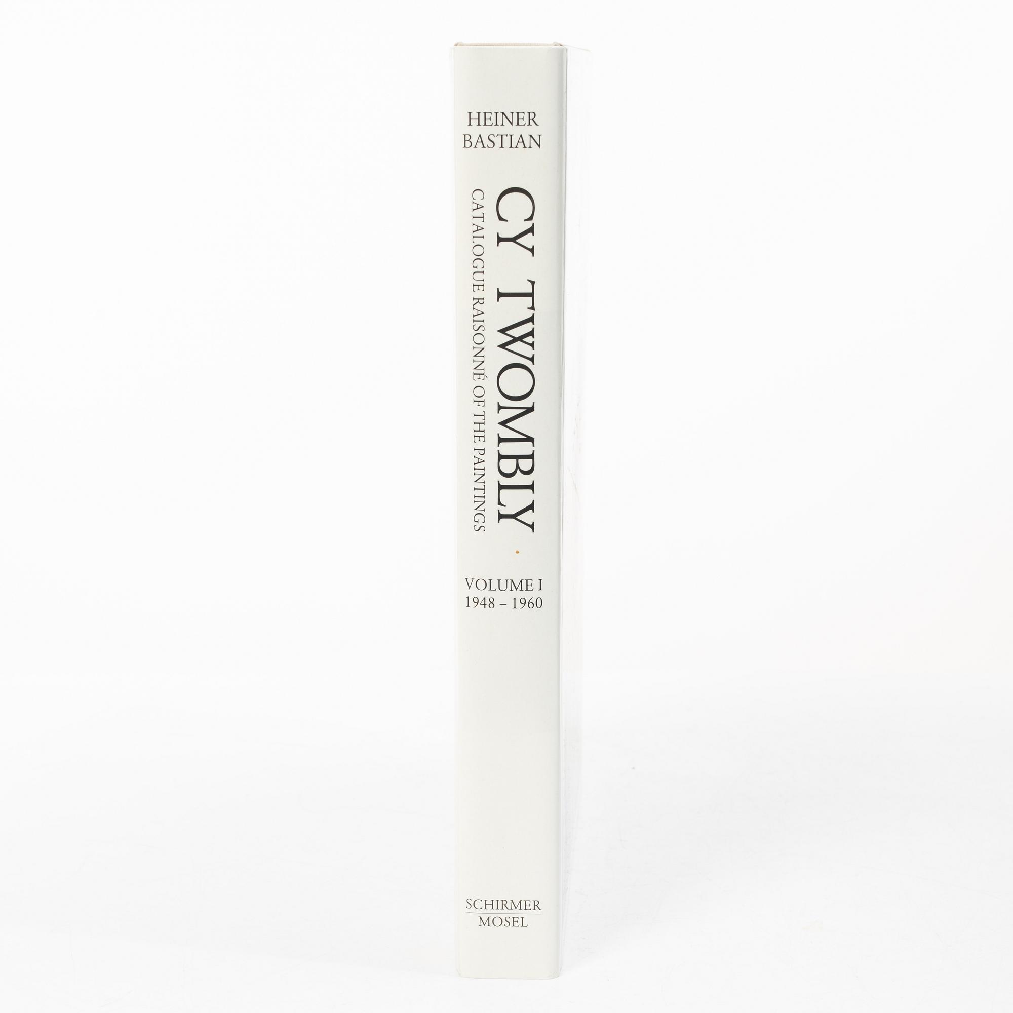 Cy Twombly, Book, Catalogue of the Paintings, Volume I, 1948–1960. Schirmer/Mosel, Munich, October 1992.