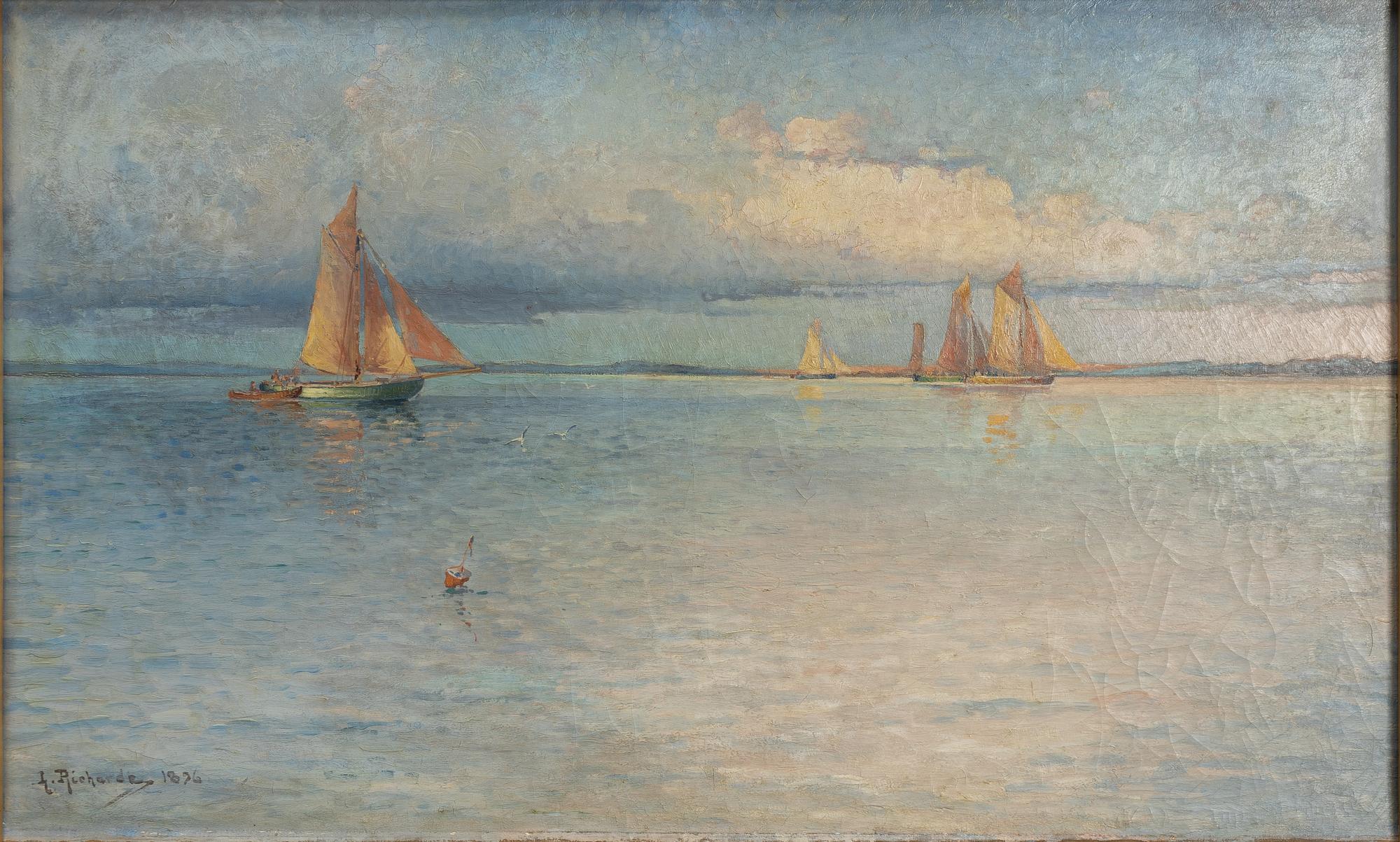 Ludvig Richarde, Skepp på öppet hav.