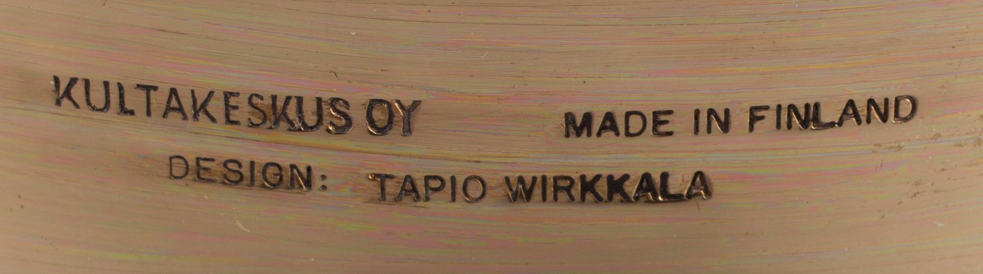 TAPIO WIRKKALA, skål, brons, Kultakeskus.