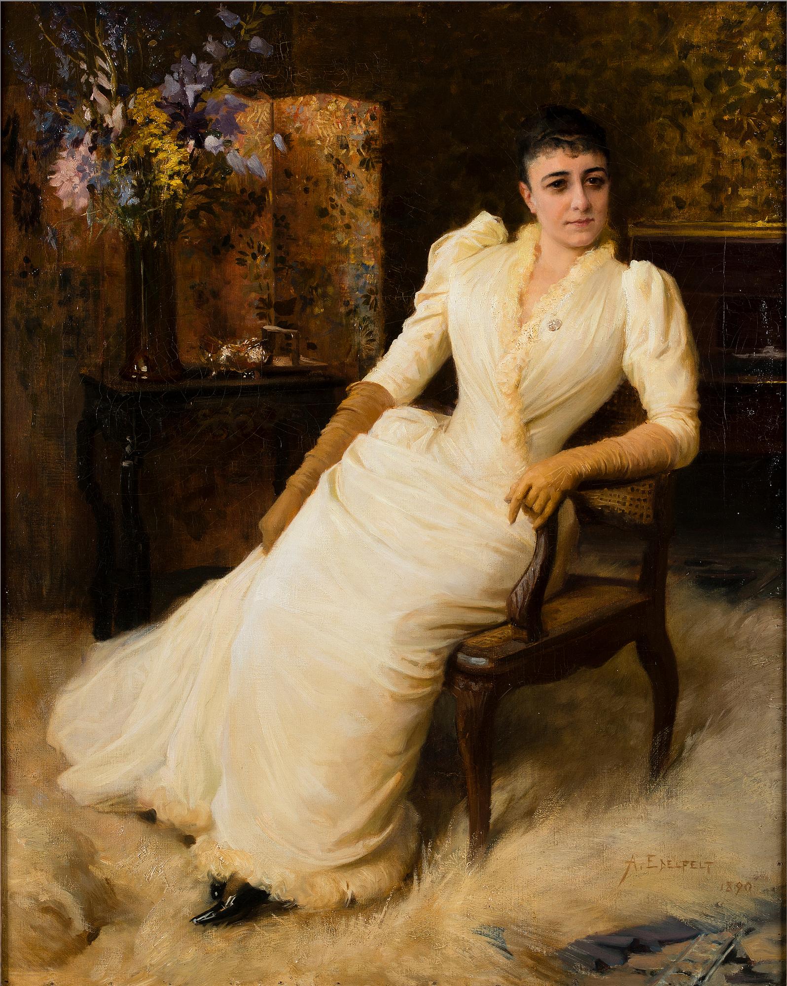 Albert Edelfelt, MADAME COHEN.