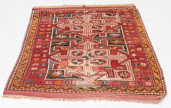 A semi-antique Anatolian rug, c 119 x 87 cm.