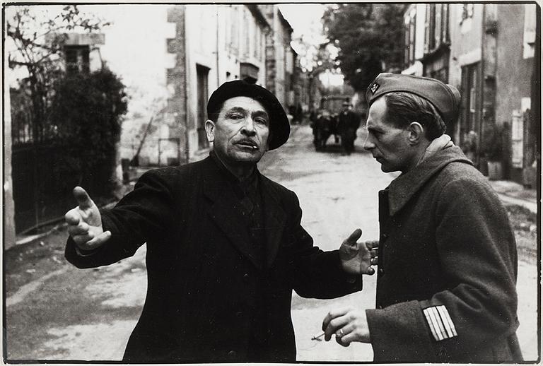 HENRI CARTIER BRESSON, gelatin silver print stamped by the photographer and with Europapress AB copyright stamp on verso.