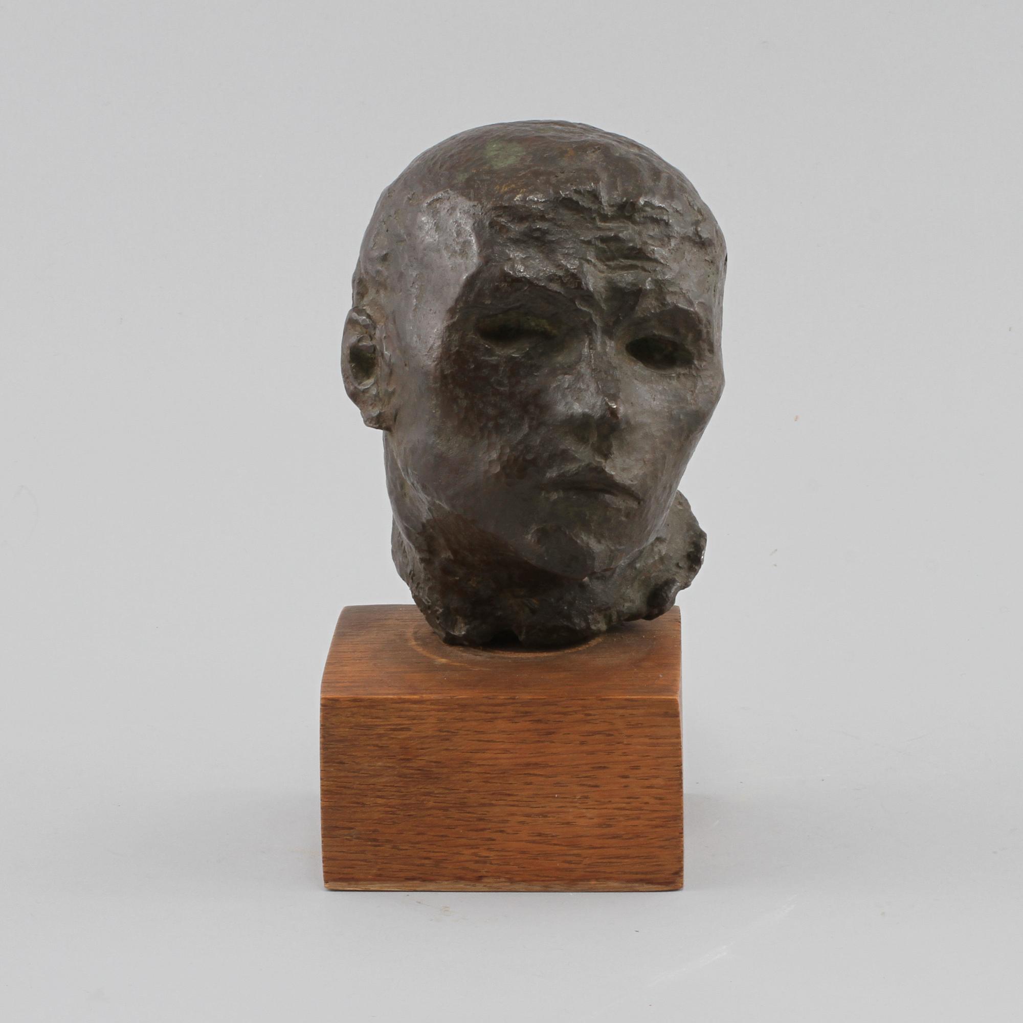SKULPTUR, brons, Stig Blomberg, daterad -33.