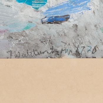 JOHAN WALDENSTRÖM, blandteknik, signerad och daterad 1970.