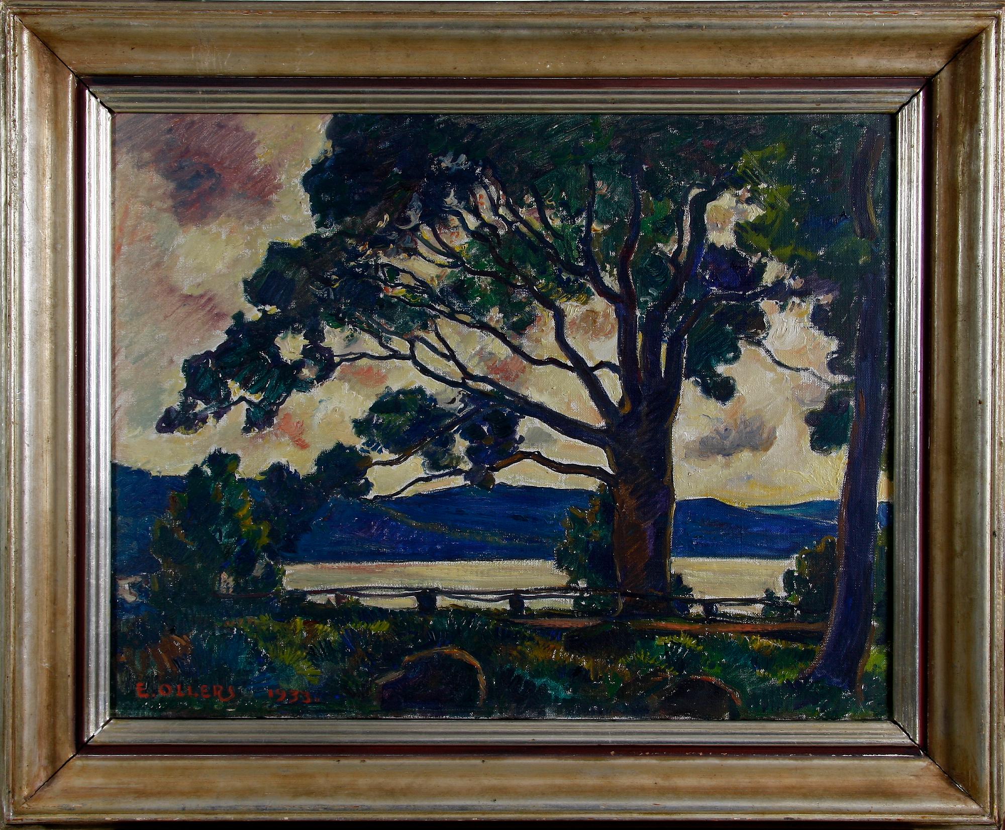 OLLERS, EDVIN. Olja på duk, sign. o dat. 1933.