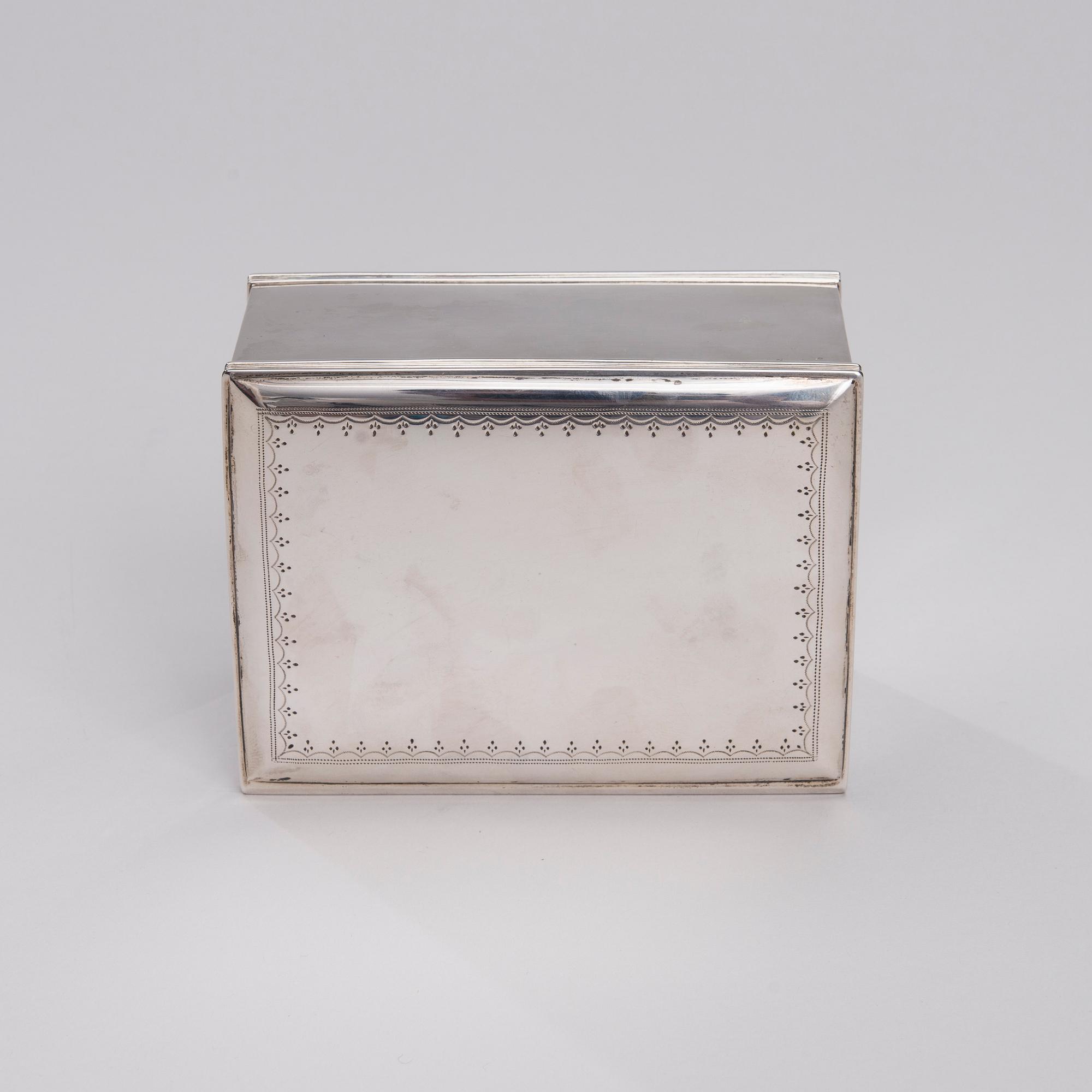 SKRIN, silver, holländska stämplar, 1900-talets början. Vikt 347,4 g.