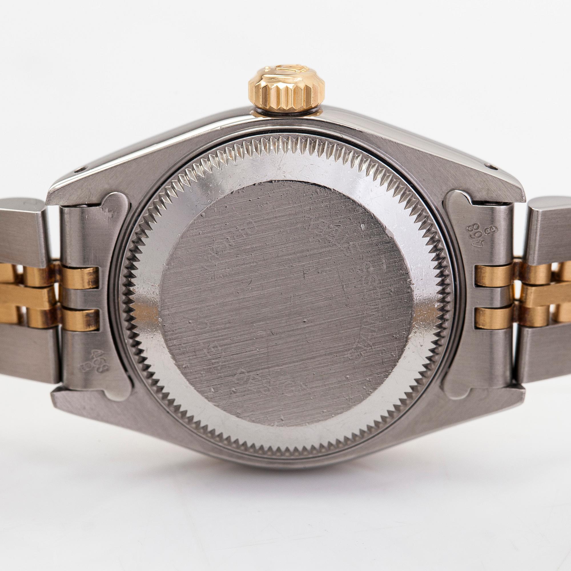 Rolex, Oyster Perpetual, Datejust, "Diamond Dial", wristwatch, 26 mm.