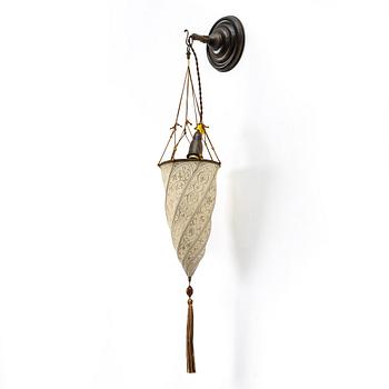 Mariano Fortuny, a 'Scheherazade' wall lamp, Venetia Studium, Venice, Italy, 2008.