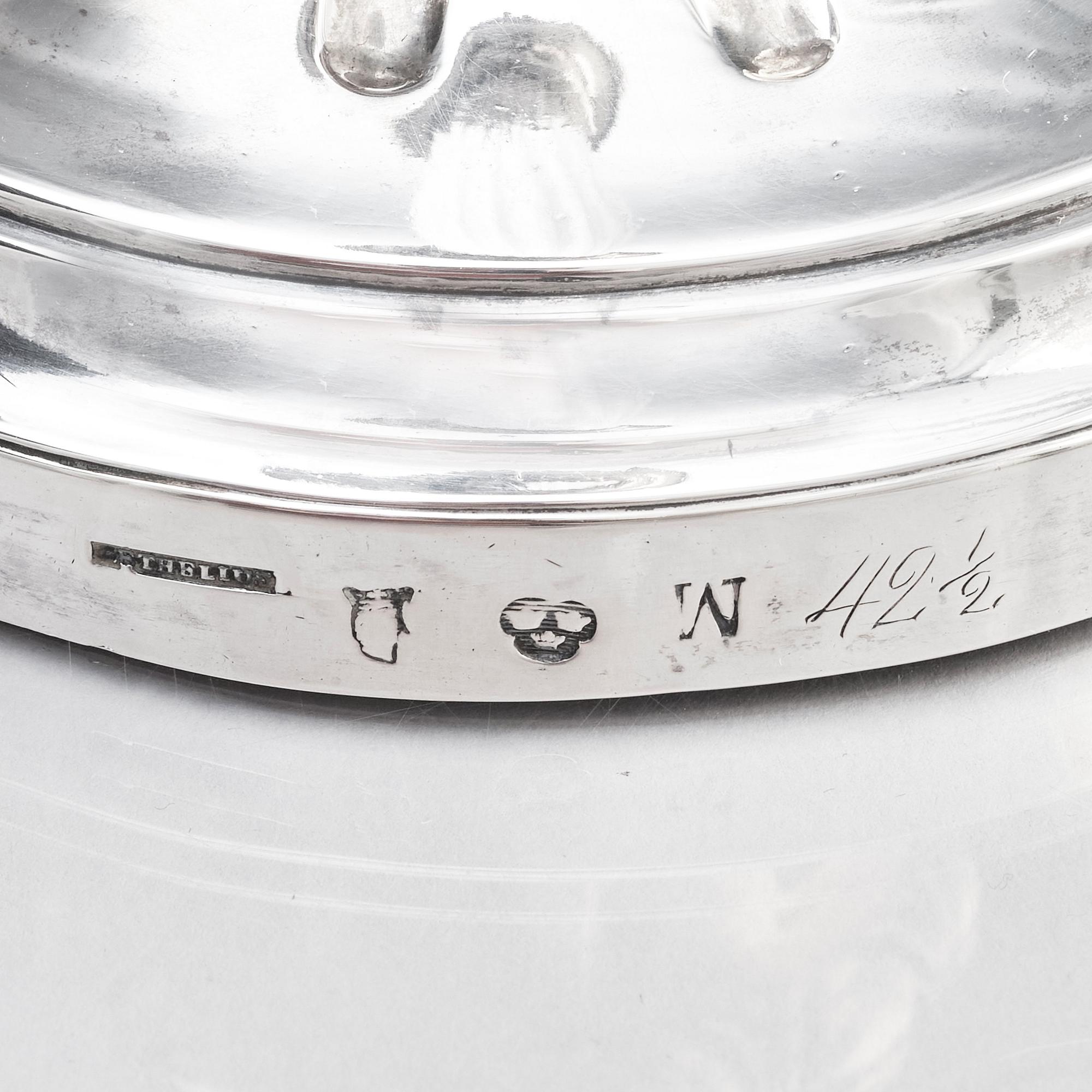 Pehr Zethelius, ljusstakar, ett par, silver, Stockholm 1779. Gustavianska.