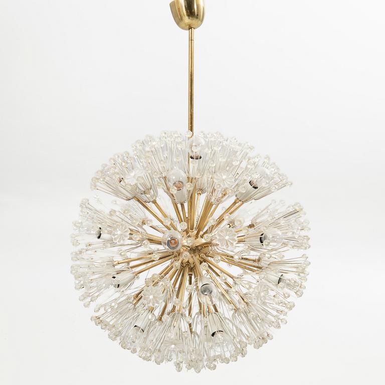 Emil Stejnar, Ceiling lamp, “Snowball”/“Dandelion”, for Rupert Nikoll, Austria, 1950s.
