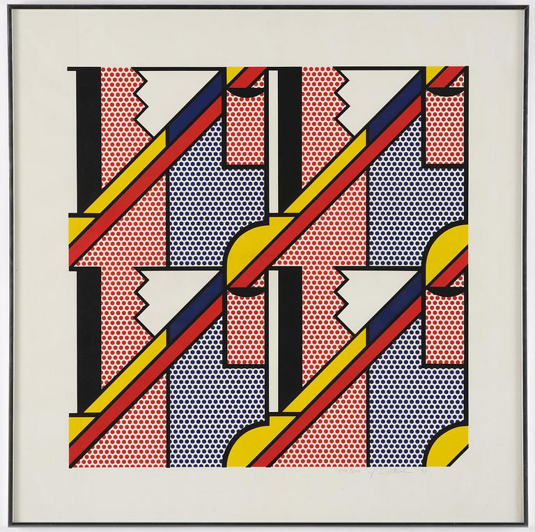 Roy Lichtenstein, "Modern Print".