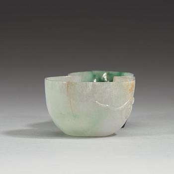PENSELBAD, nefrit. Sen Qing dynastin (1644-1912).