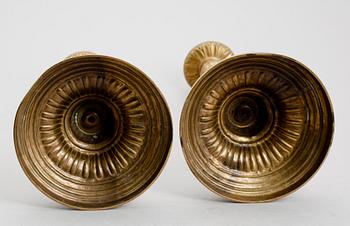 LJUSSTAKAR, 1 par, empire, 1800-talets första hälft.