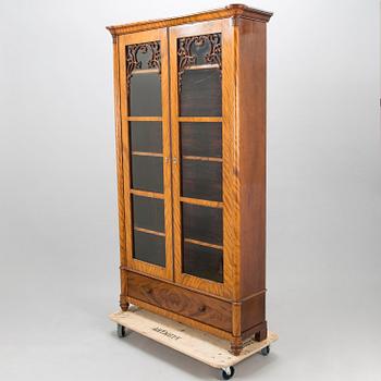 A two-door bookcase from the latter half of the 19th Century.