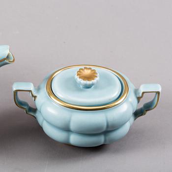 SERVISDELAR, 3 delar, flintgods, "Grand", Arthur Percy, Gefle.