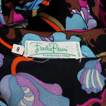 EMILIO PUCCI, skjortklänning. Storlek 8.