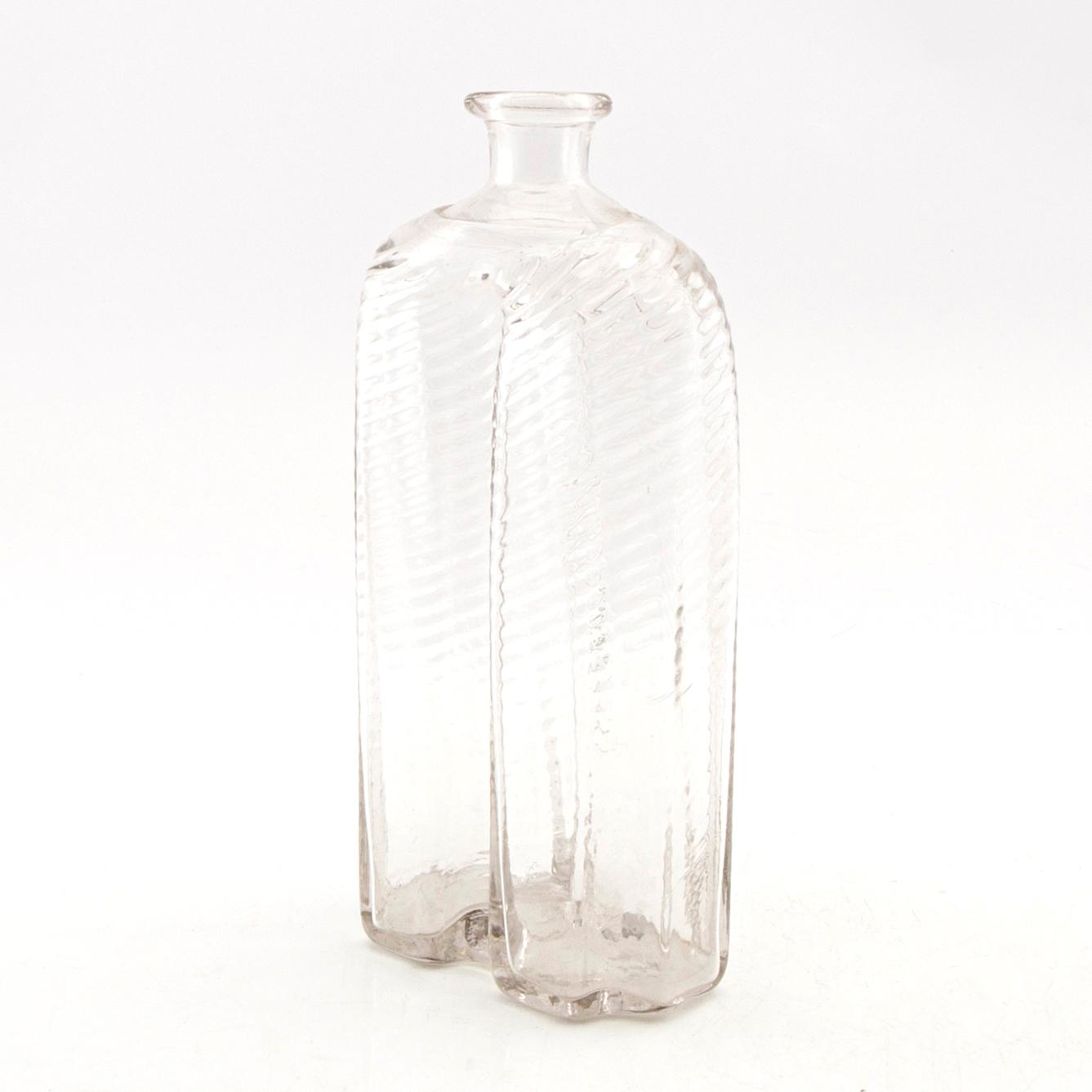 A  Swedish glass bottle, Skånska Glasbruket, 18th century.